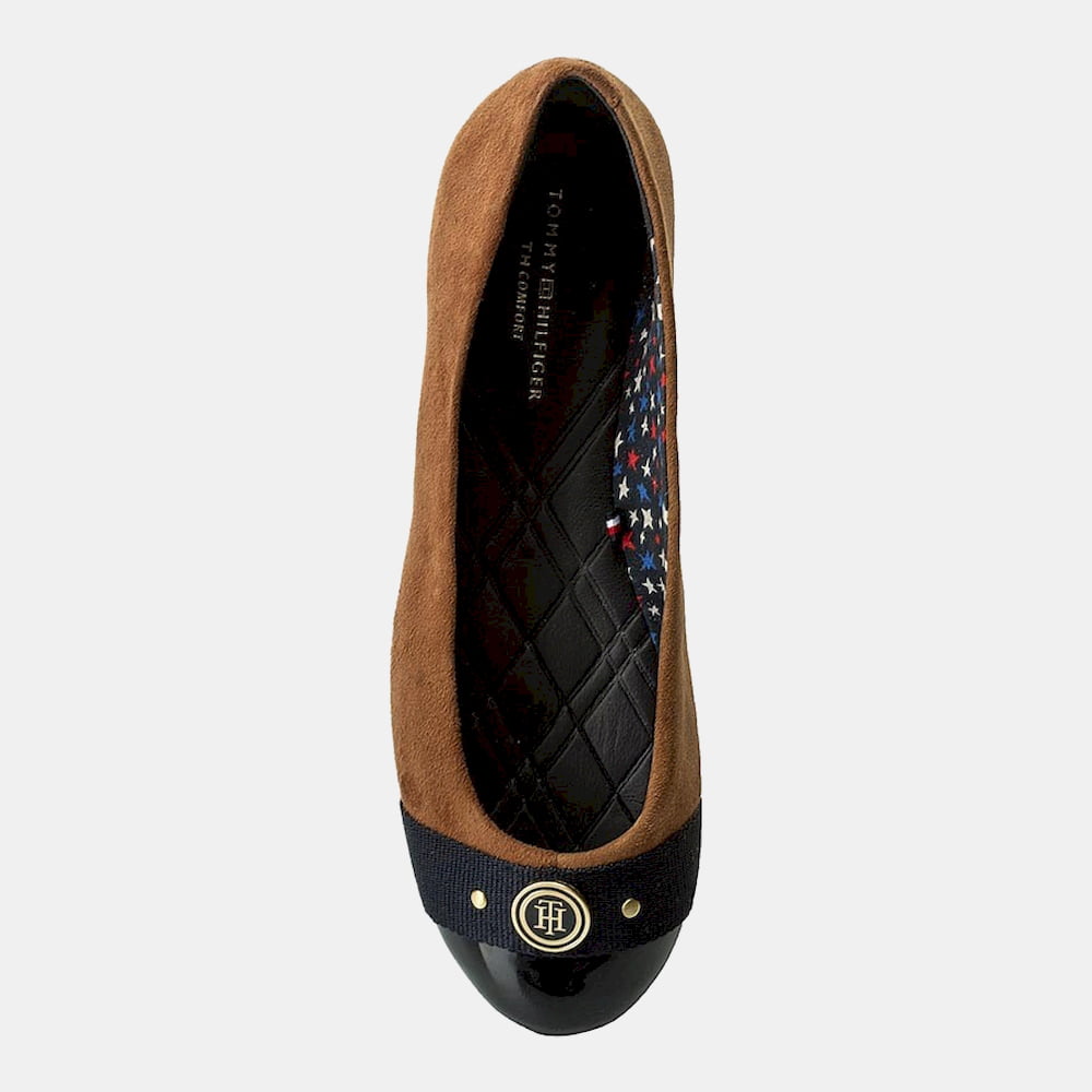 Tommy Hilfiger Sabrinas Ballet Flats Fw0fw01858 Cognac Cognac Shot10