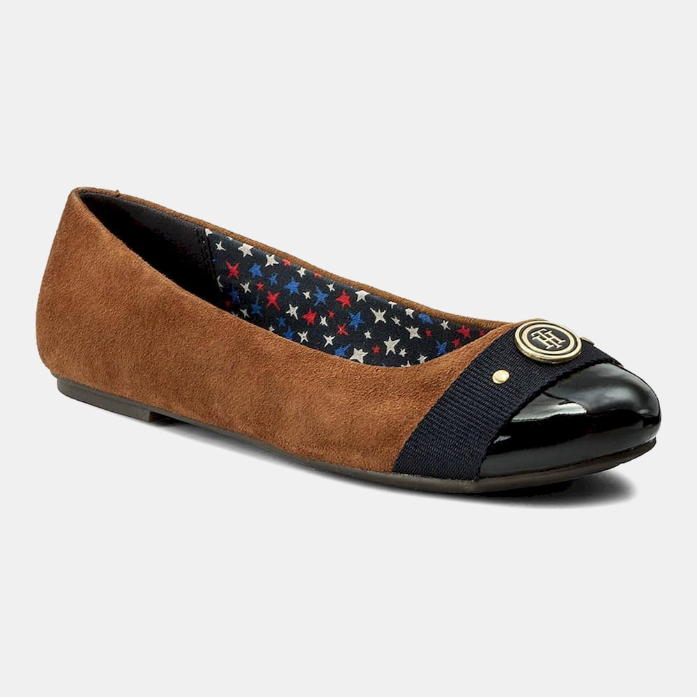 Tommy Hilfiger Sabrinas Ballet Flats Fw0fw01858 Cognac Cognac Shot2