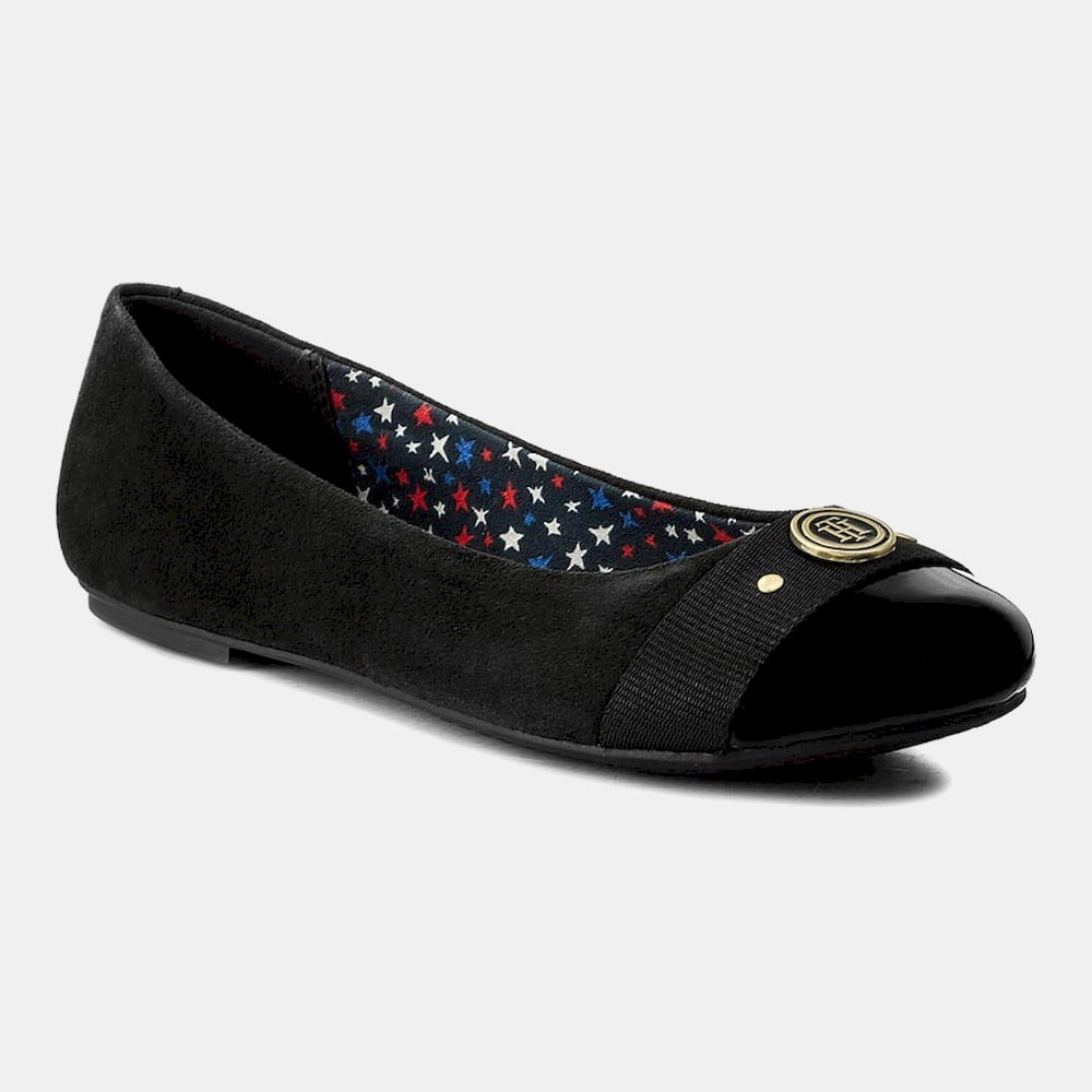 Tommy Hilfiger Sabrinas Ballet Flats Fw0fw01858 Dk.blue Azul Escuro Shot2