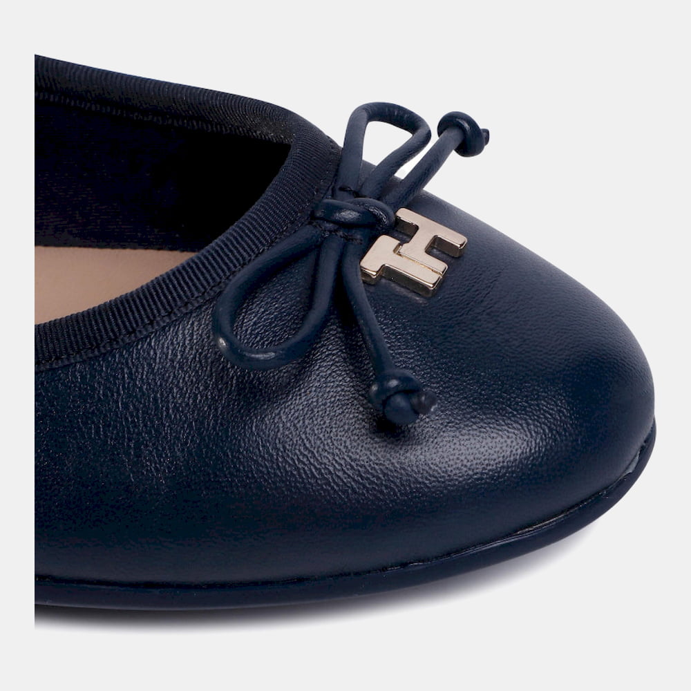 Tommy Hilfiger Sabrinas Ballet Flats Fw0fw04869 Navy Navy Shot12