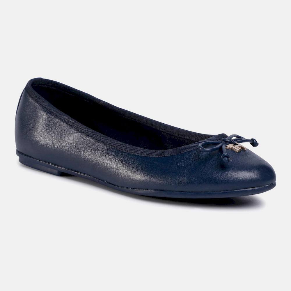 Tommy Hilfiger Sabrinas Ballet Flats Fw0fw04869 Navy Navy Shot4