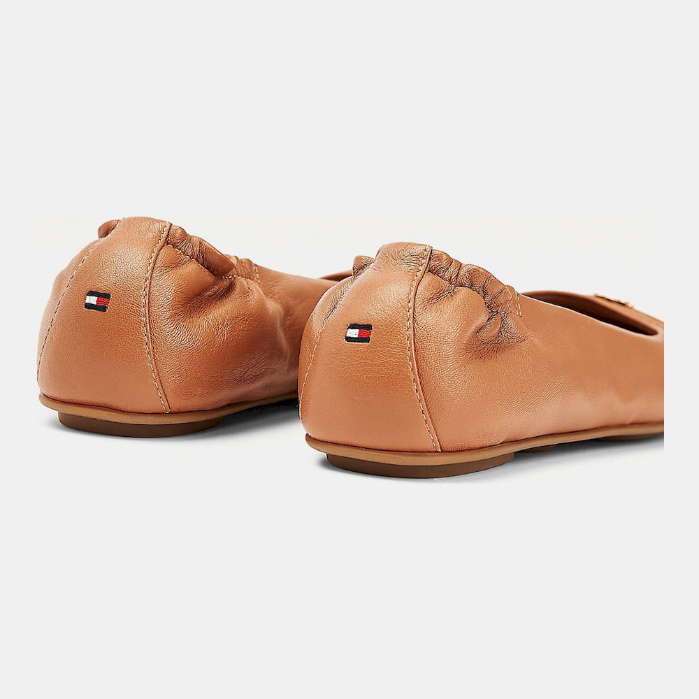 Tommy Hilfiger Sabrinas Ballet Flats Fw0fw05135 Tan Tan Shot4
