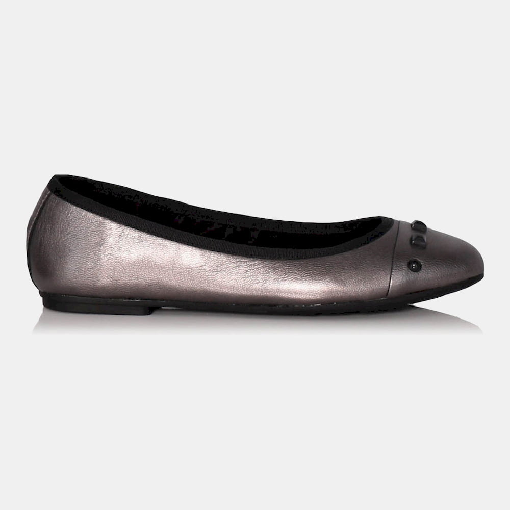Tommy Hilfiger Sabrinas Ballet Flats Studsballerina Dk.silver Prateado Shot10