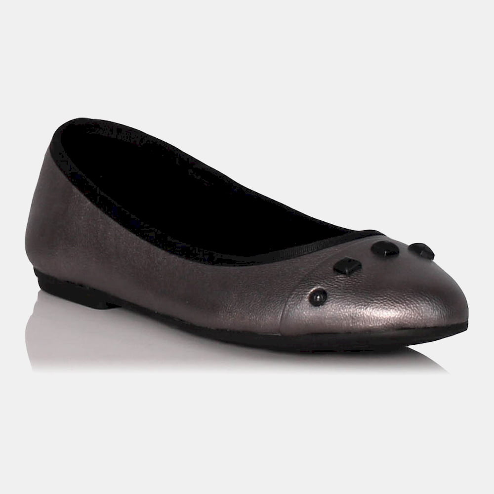 Tommy Hilfiger Sabrinas Ballet Flats Studsballerina Dk.silver Prateado Shot2