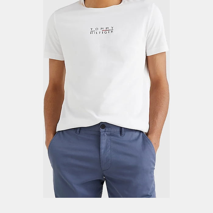 Tommy Hilfiger T Shirt Mw0mw24547 White Branco Shot4