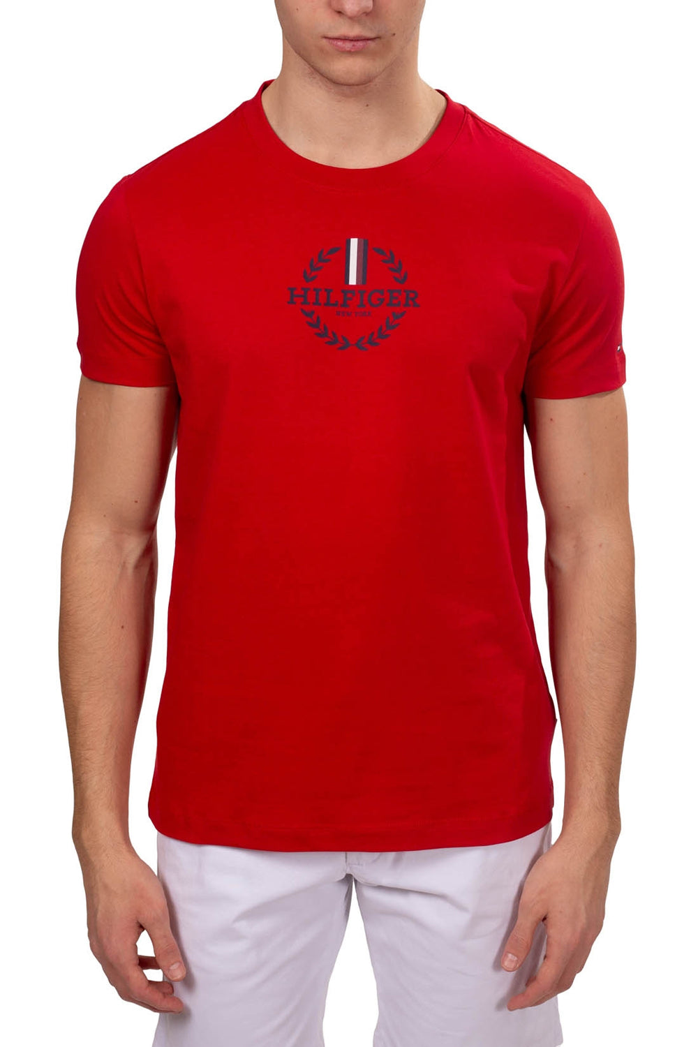 Tommy Hilfiger T Shirt Mw0mw34388 Red Vermelho_shot1