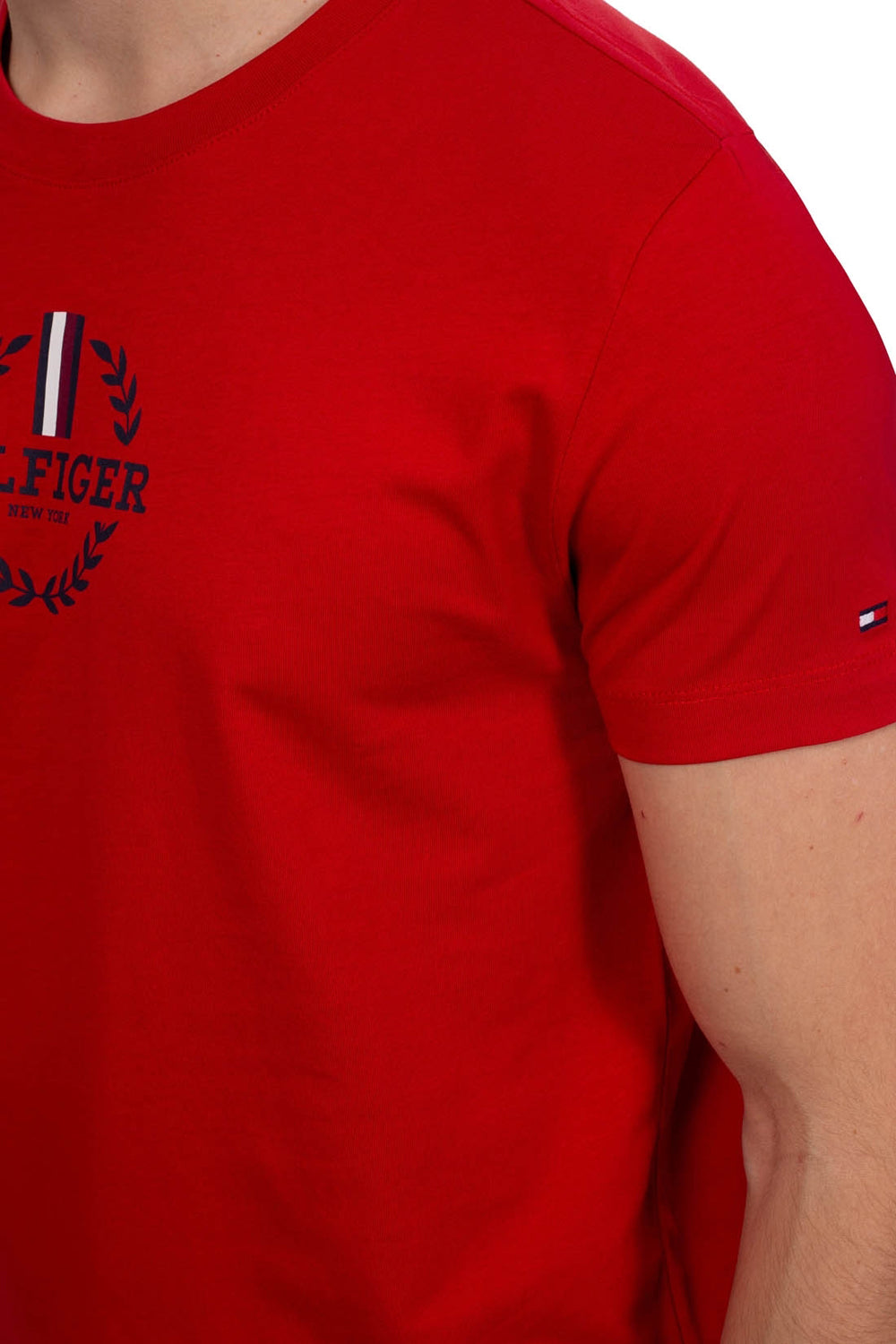 Tommy Hilfiger T Shirt Mw0mw34388 Red Vermelho_shot3