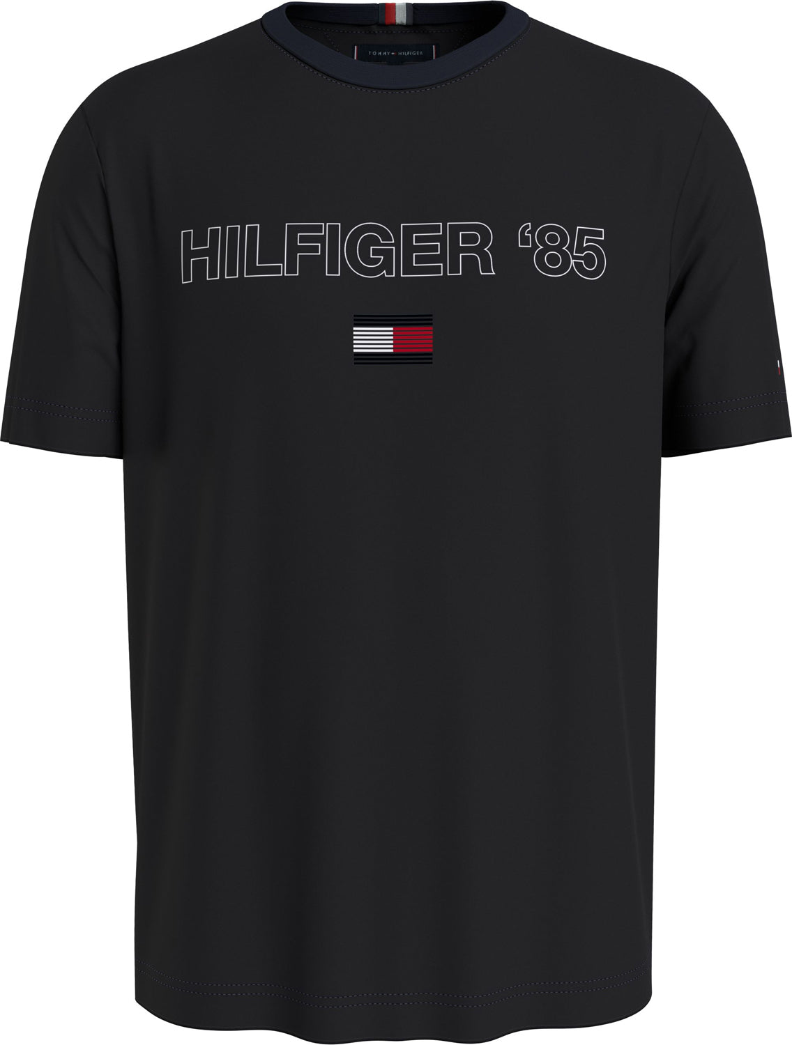 Tommy Hilfiger T Shirt Mw0mw34427 Black Preto_shot1