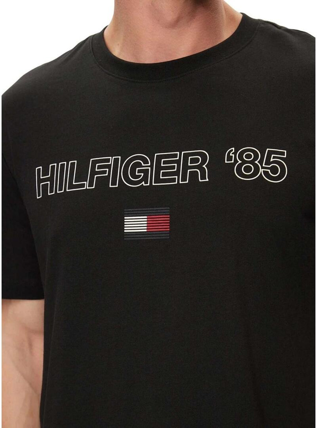 Tommy Hilfiger T Shirt Mw0mw34427 Black Preto_shot4