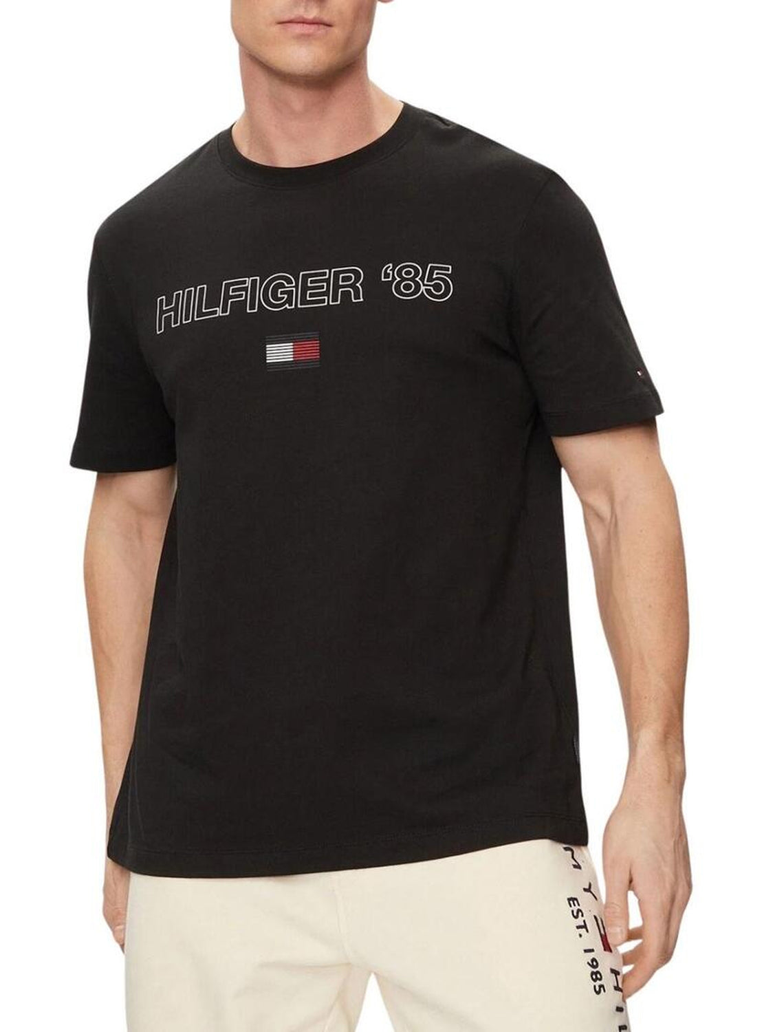 Tommy Hilfiger T Shirt Mw0mw34427 Black Preto_shot5