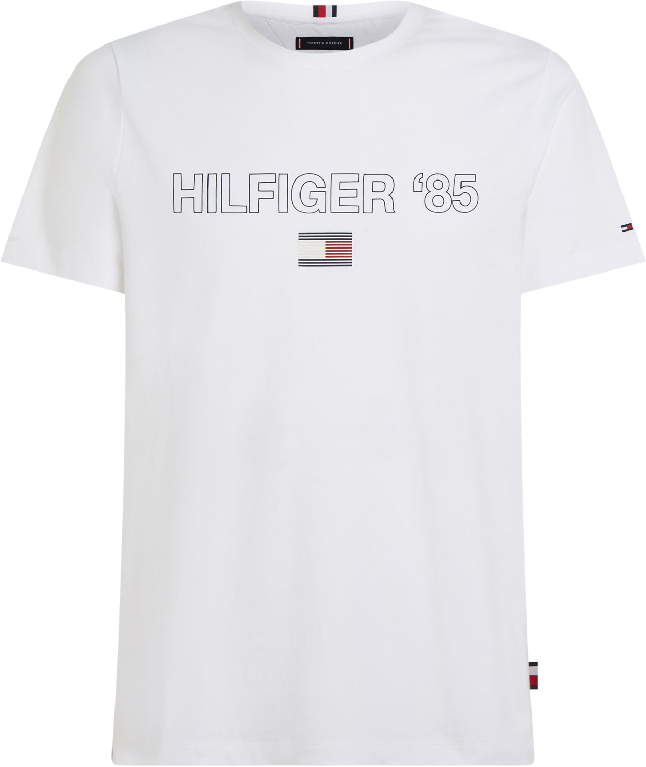 Tommy Hilfiger T Shirt Mw0mw34427 White Branco_shot1