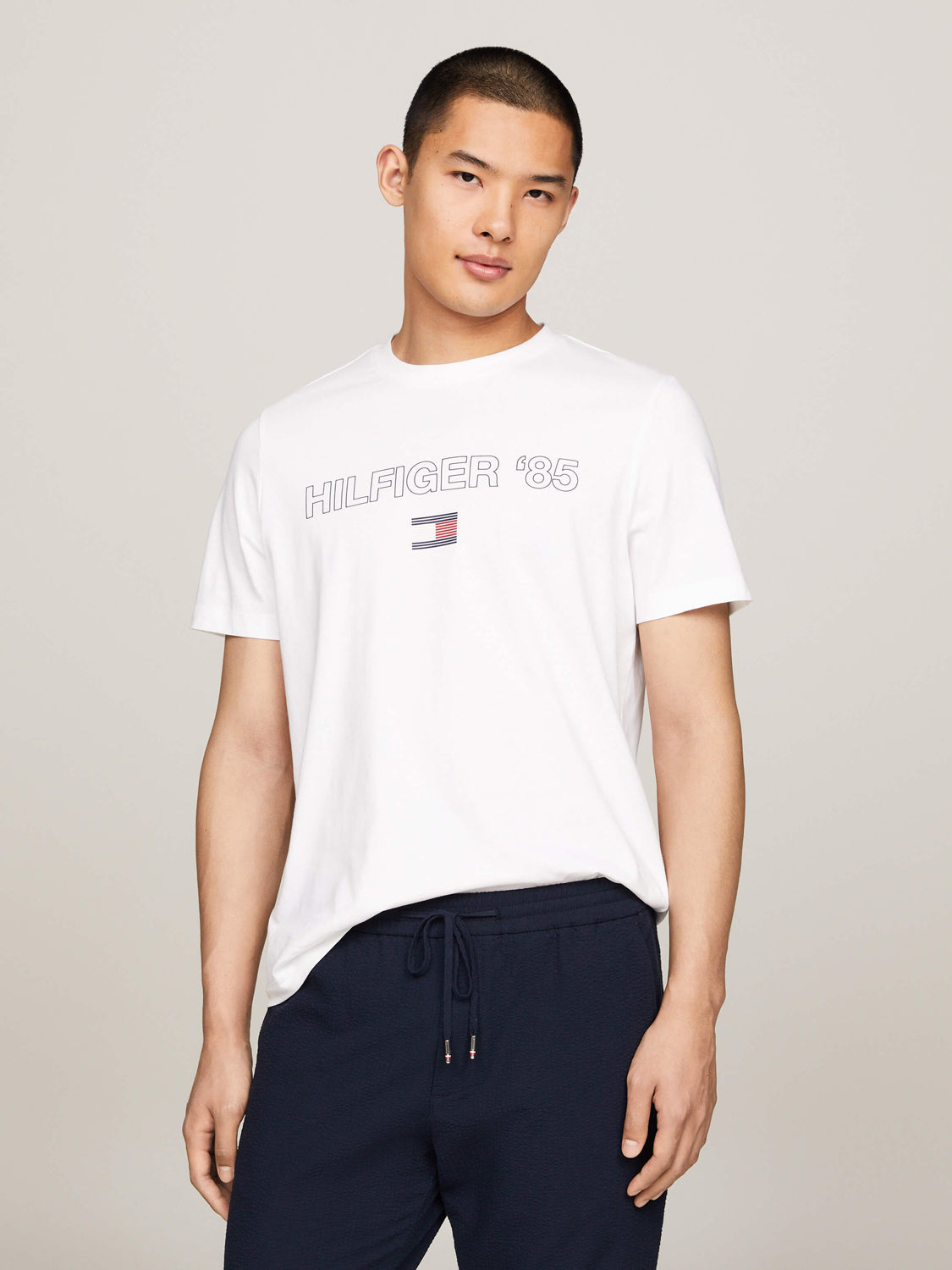 Tommy Hilfiger T Shirt Mw0mw34427 White Branco_shot3