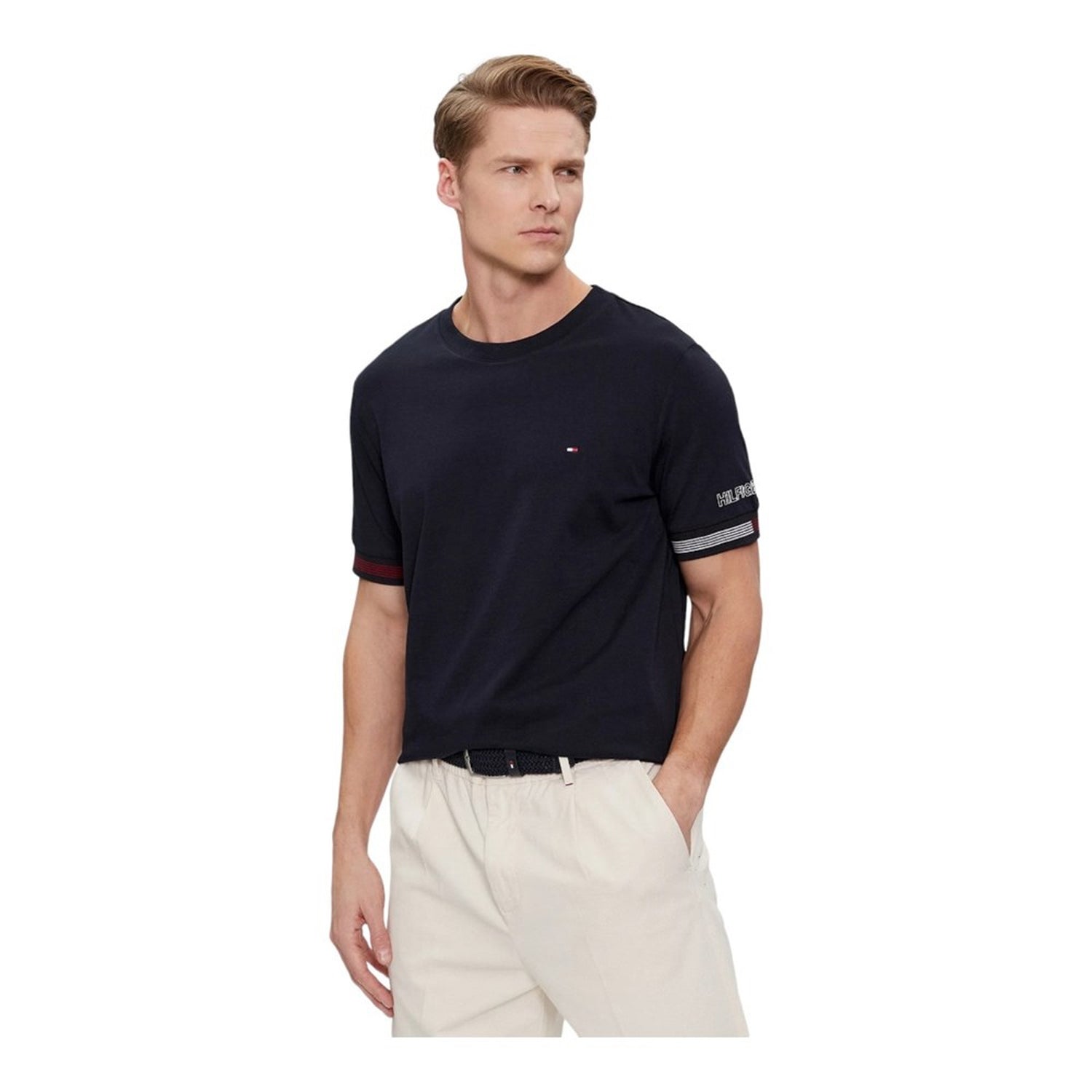 Tommy Hilfiger T Shirt Mw0mw34430 Navy Navy_shot3