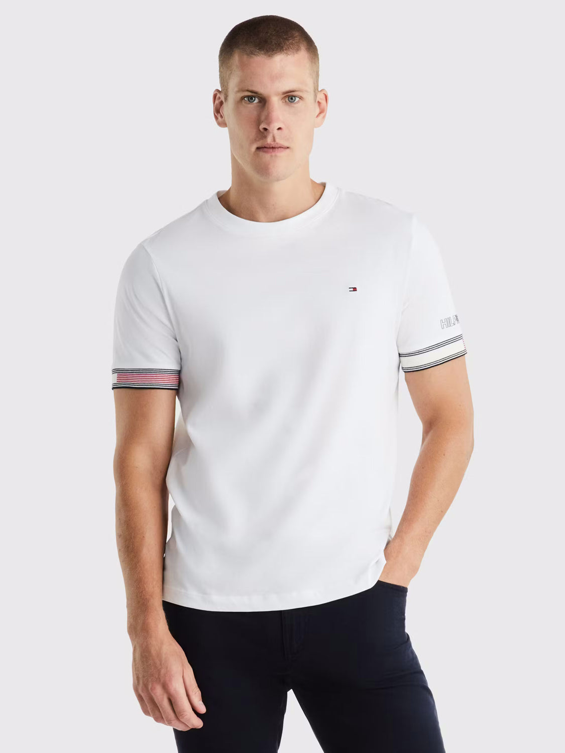 Tommy Hilfiger T Shirt Mw0mw34430 White Branco_shot2