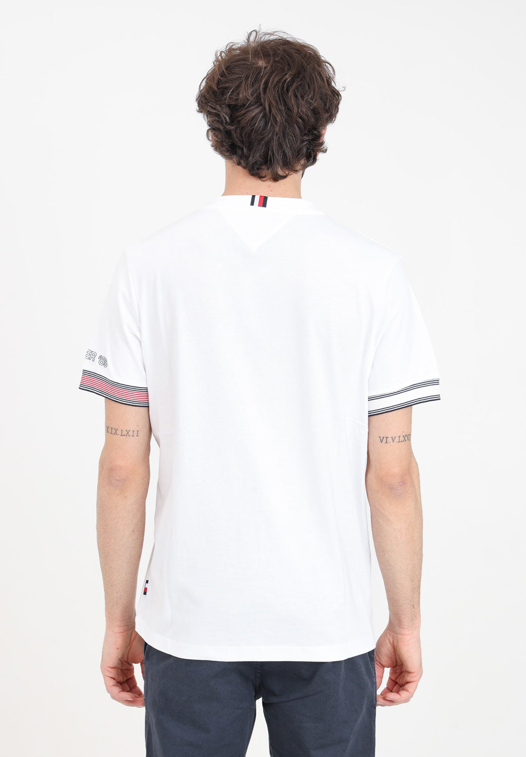 Tommy Hilfiger T Shirt Mw0mw34430 White Branco_shot3