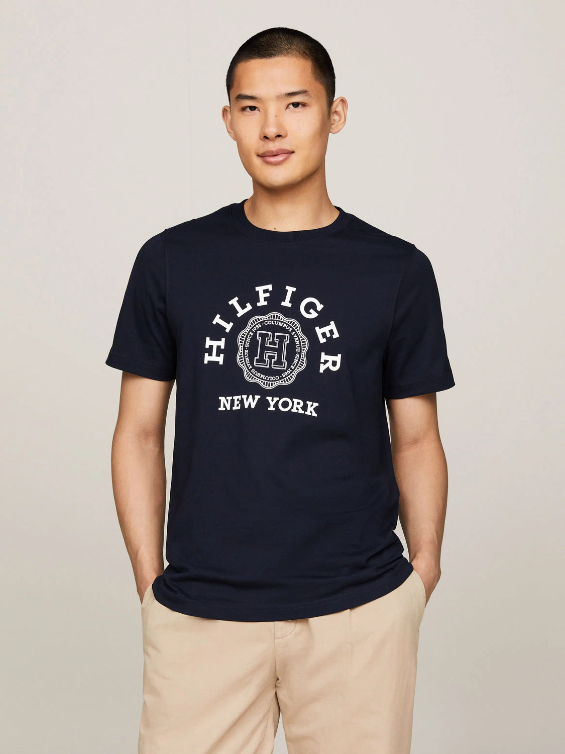 Tommy Hilfiger T Shirt Mw0mw34437 Navy Navy_shot2