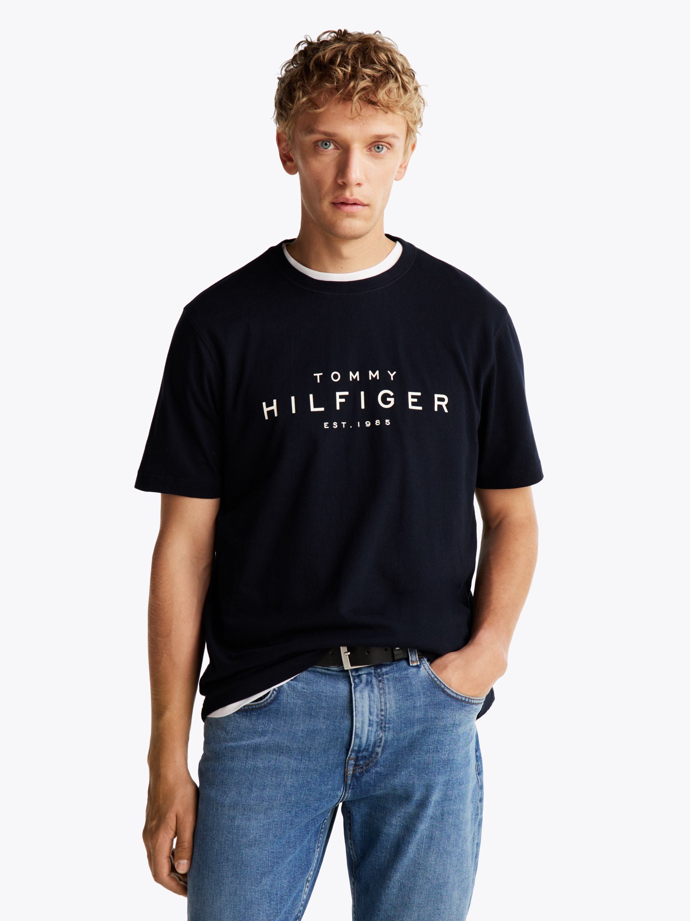 Tommy Hilfiger T Shirt Mw0mw37448 Navy Navy_shot5