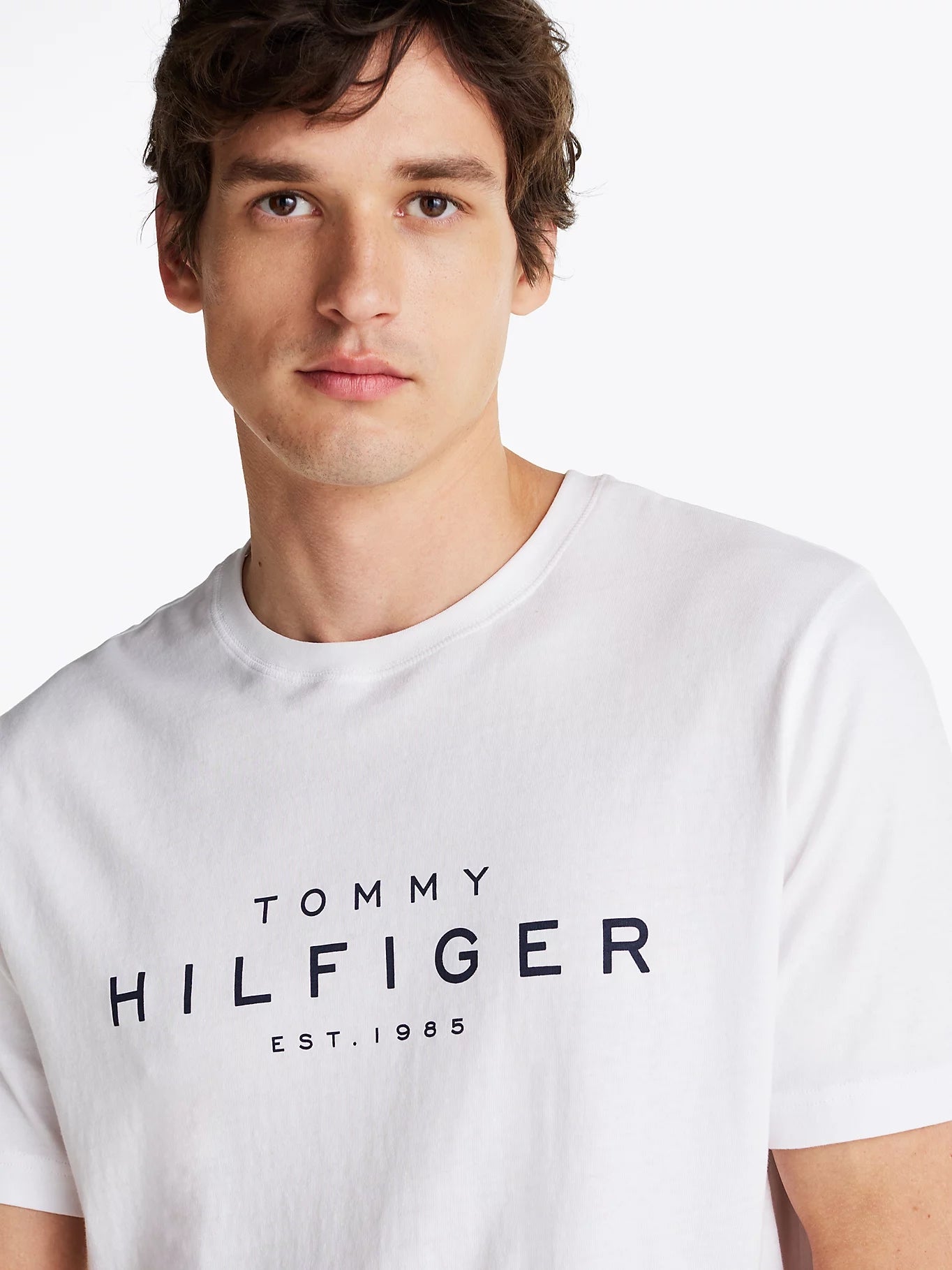 Tommy Hilfiger T Shirt Mw0mw37448 White Branco_shot1