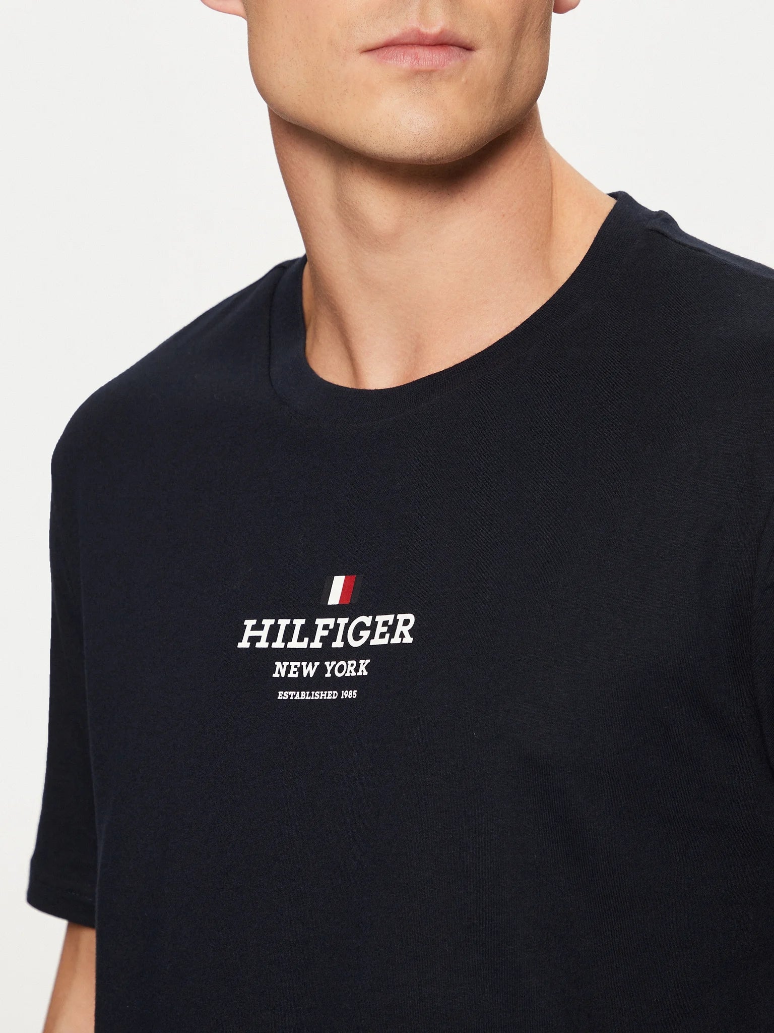 Tommy Hilfiger T Shirt Mw0mw38980 Navy Navy_shot1
