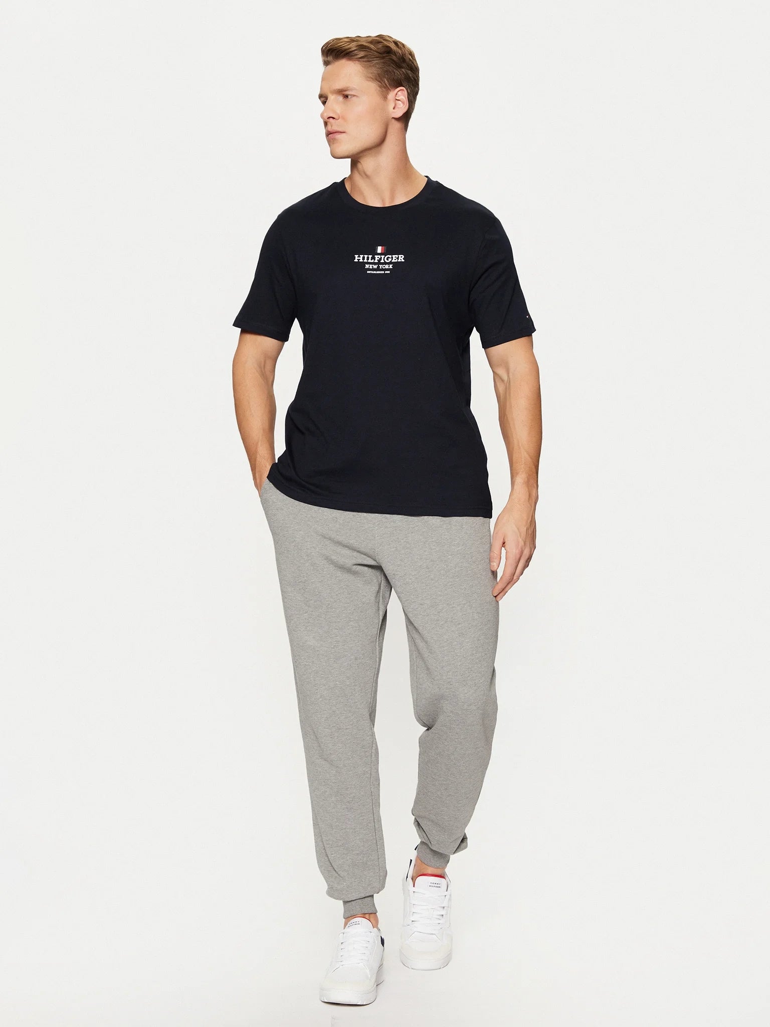 Tommy Hilfiger T Shirt Mw0mw38980 Navy Navy_shot3