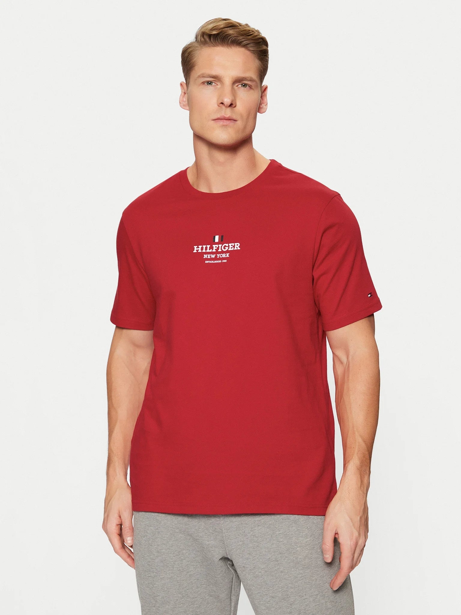 Tommy Hilfiger T Shirt Mw0mw38980 Red Vermelho_shot1