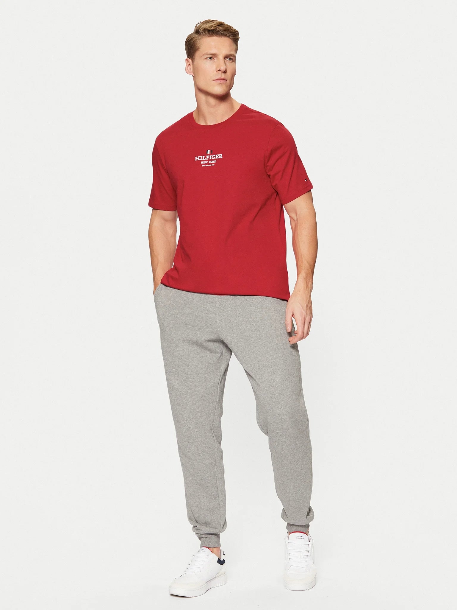 Tommy Hilfiger T Shirt Mw0mw38980 Red Vermelho_shot5