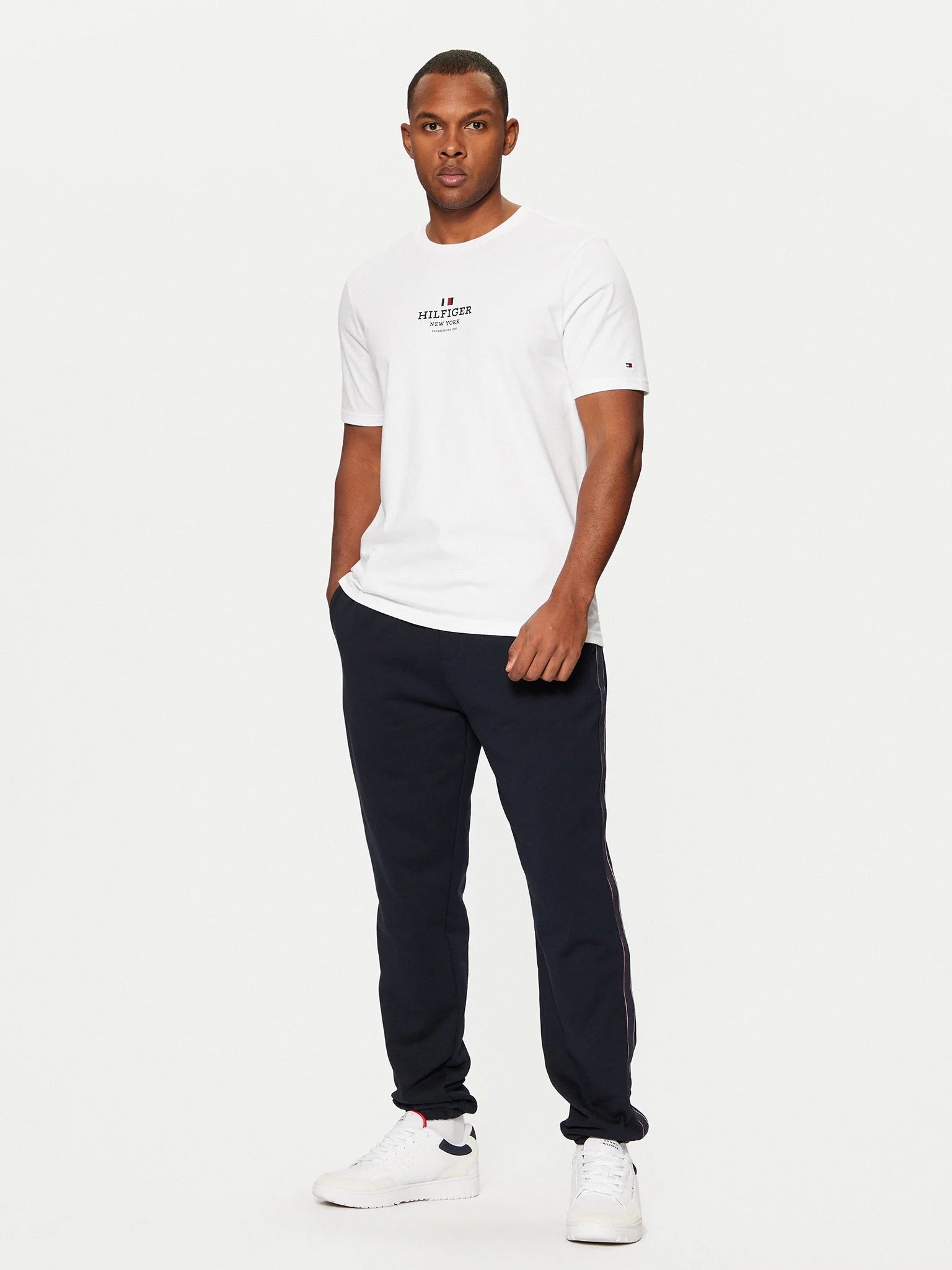 Tommy Hilfiger T Shirt Mw0mw38980 White Branco_shot1