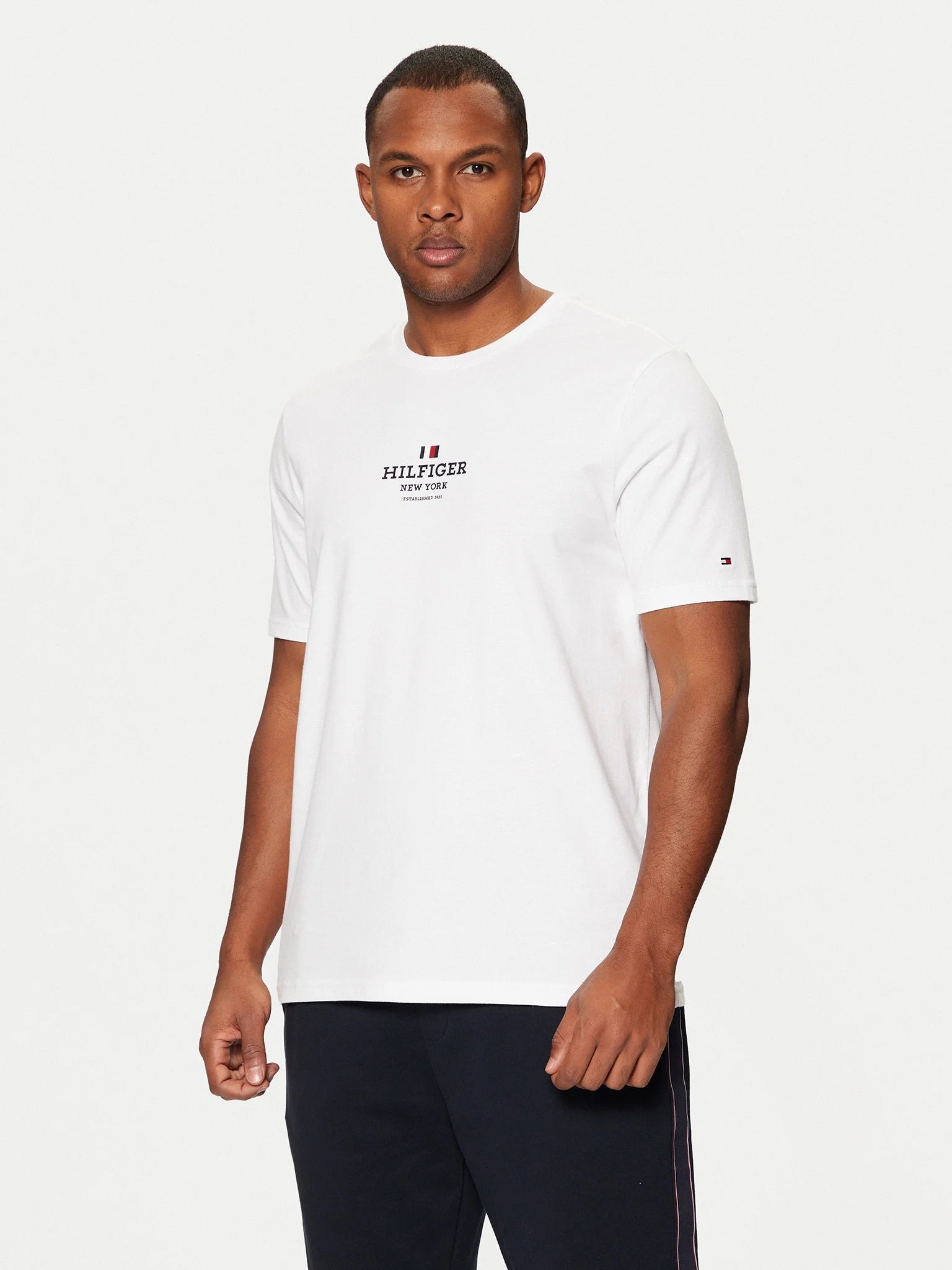 Tommy Hilfiger T Shirt Mw0mw38980 White Branco_shot2