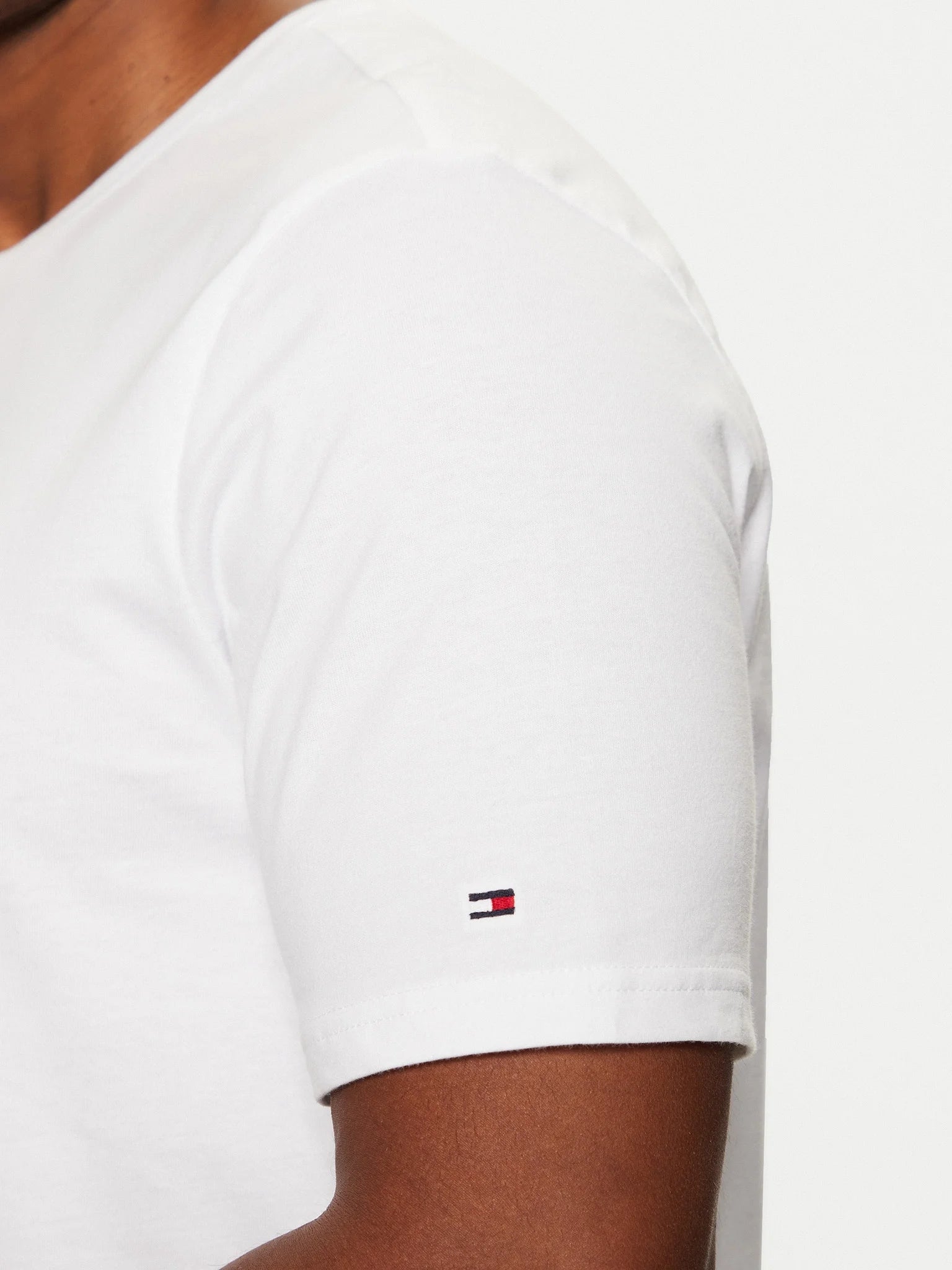 Tommy Hilfiger T Shirt Mw0mw38980 White Branco_shot4