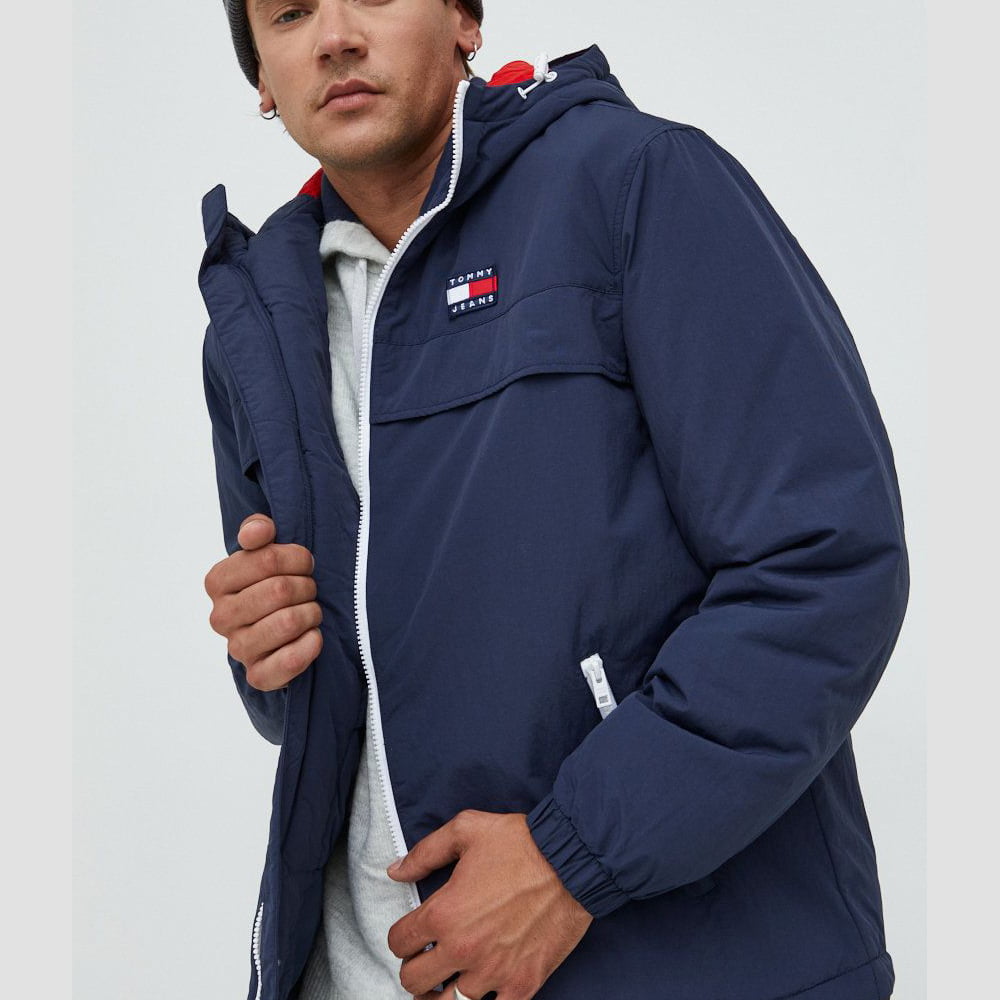Tommy Jeans Blusao Jackets Dm0dm14448 Navy Navy Shot1