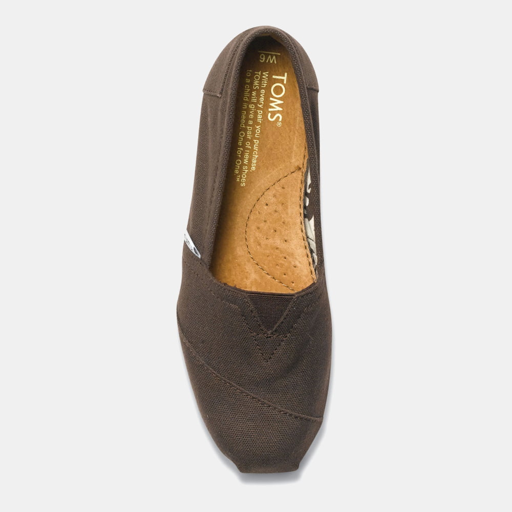 Toms Slip On Slippers 10000868 Chocolate Chocolate Shot2