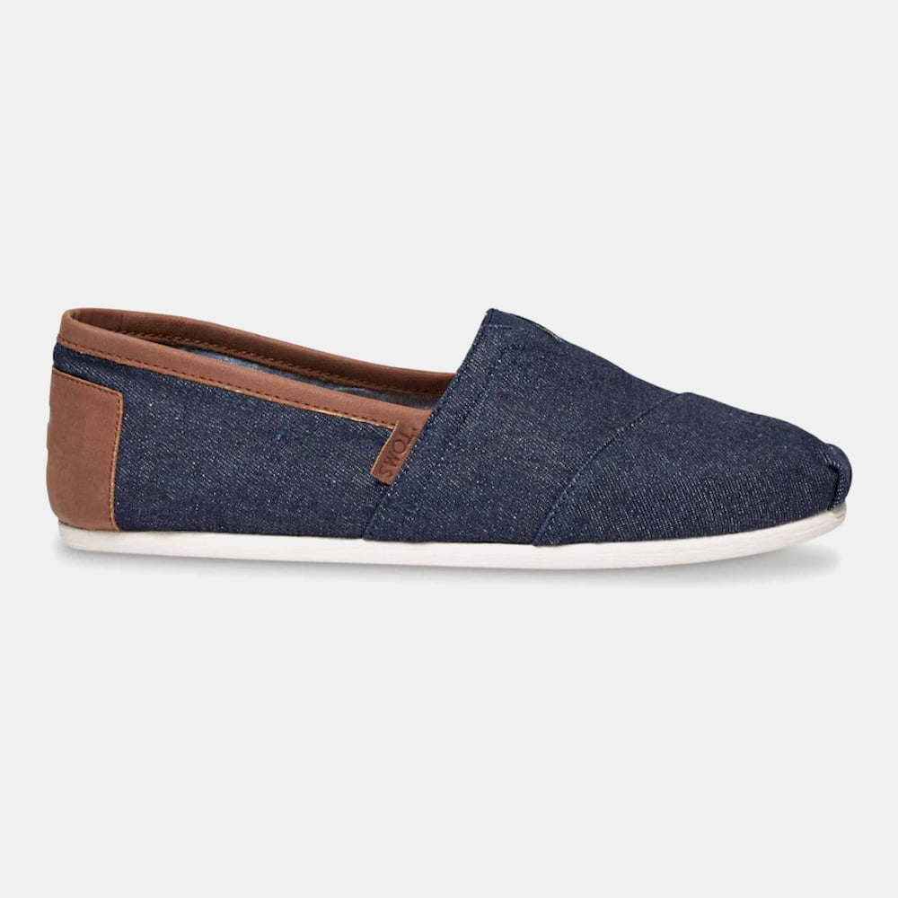 Toms Slip On Slippers 10008336 Denim Denim Shot6
