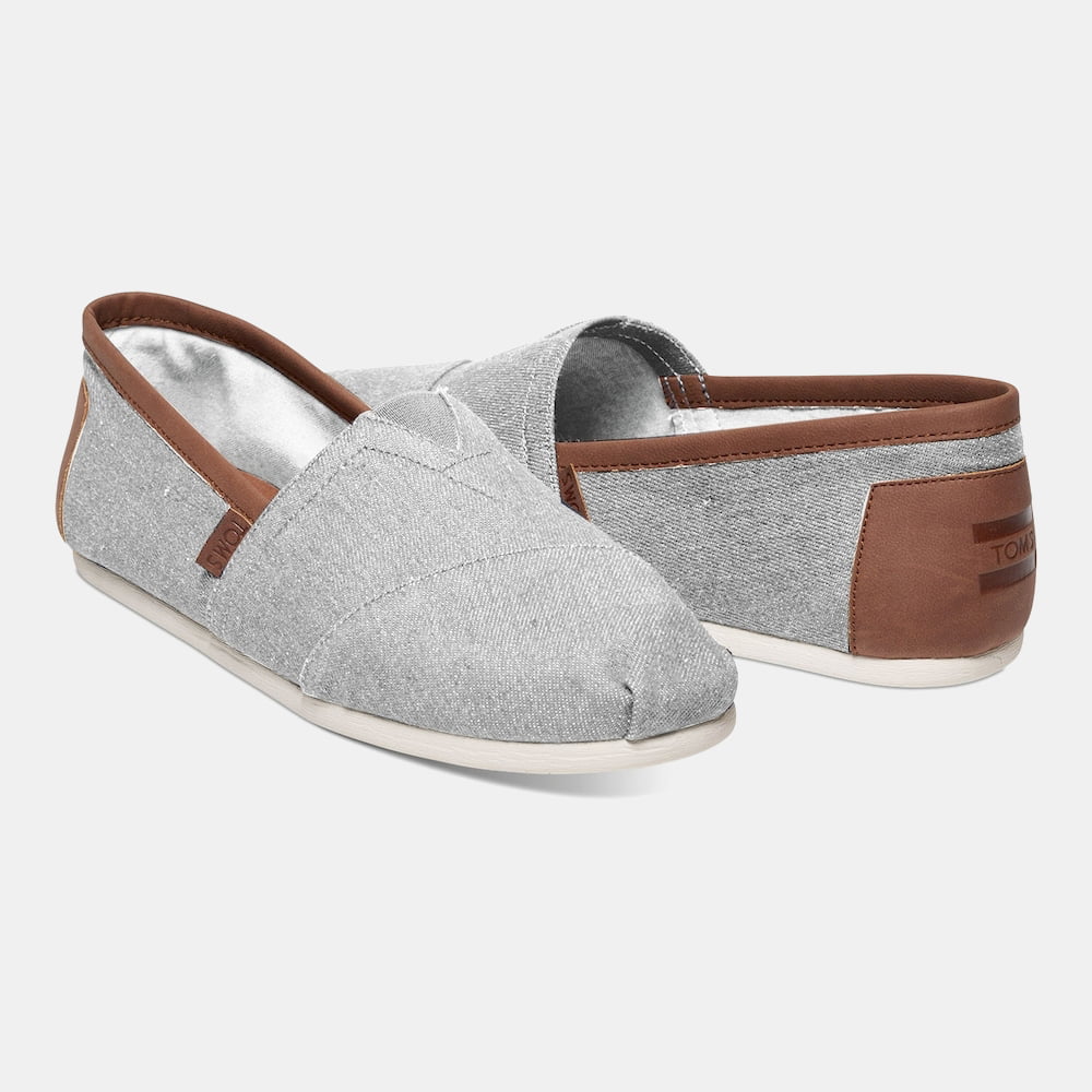 Toms Slip On Slippers 10008337 Ltgrey Cinza Claro Shot6