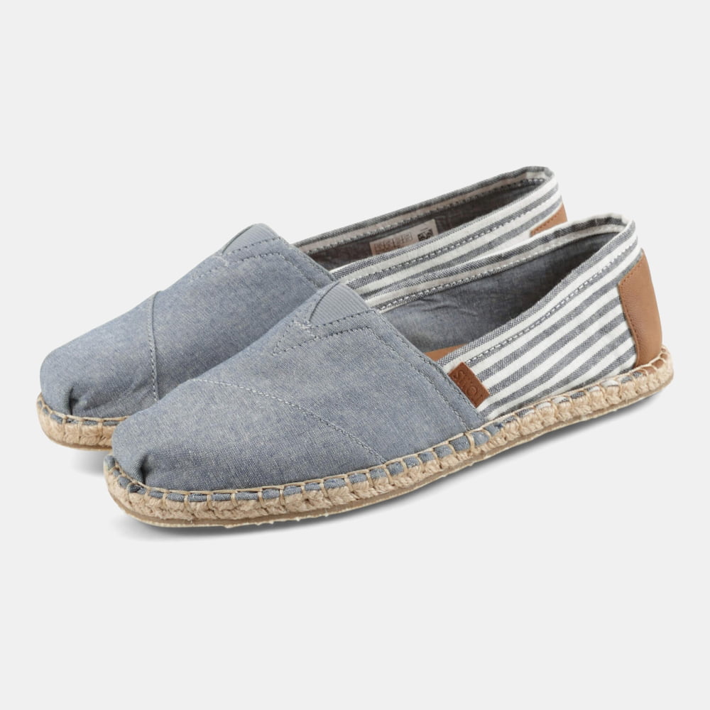 Toms Slip On Slippers 10008349 Chambray Chambray Shot3