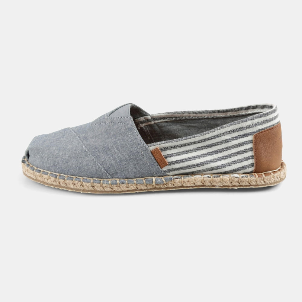 Toms Slip On Slippers 10008349 Chambray Chambray Shot5