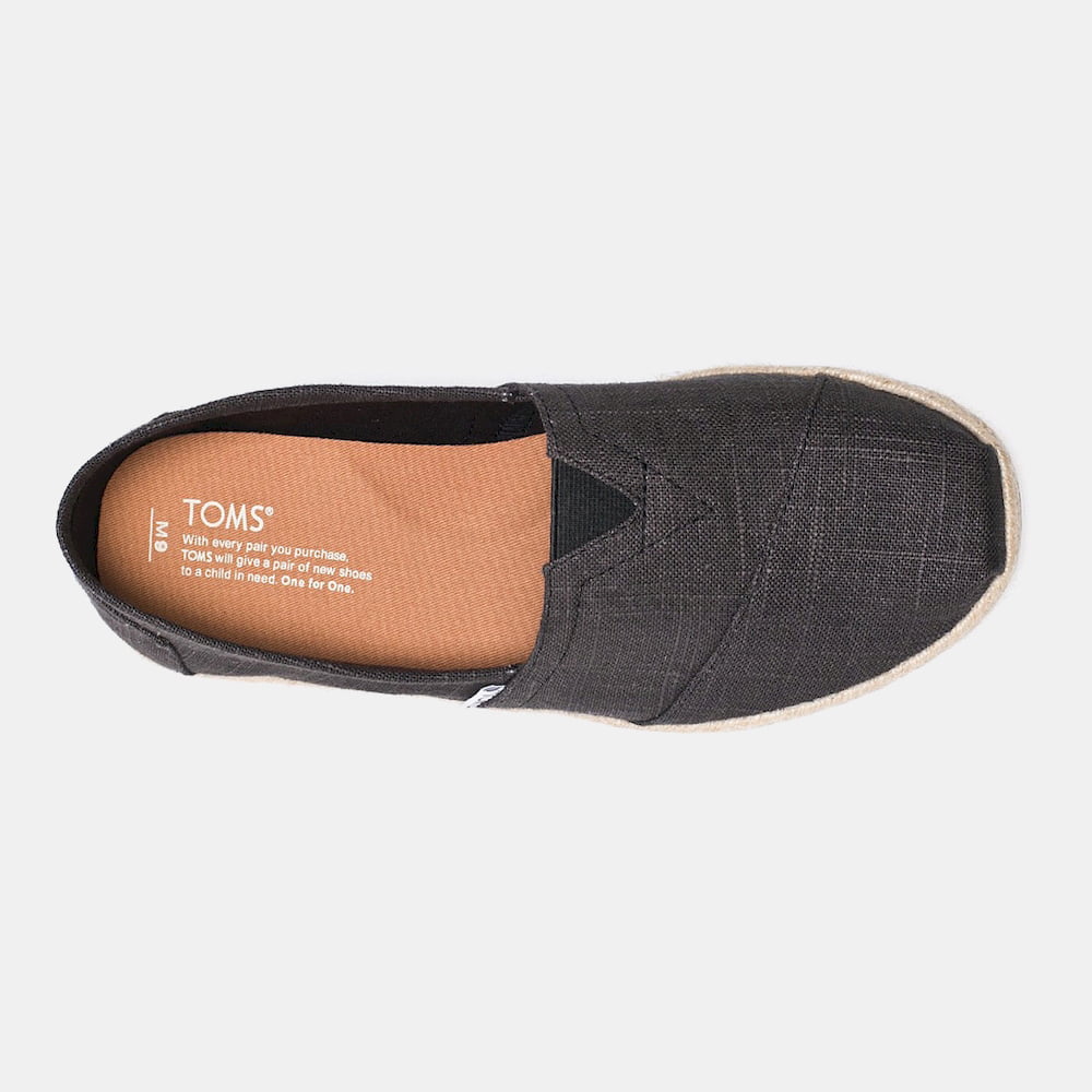 Toms Slip On Slippers 10008356 Black Preto Shot6