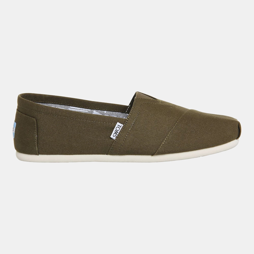 Toms Slip On Slippers 10008363 Olive Olive Shot10
