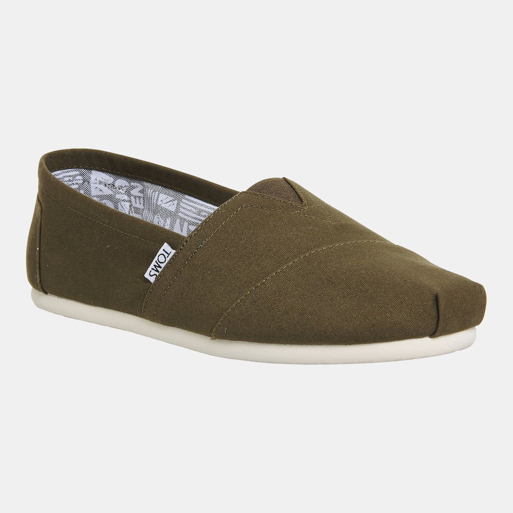 Toms Slip On Slippers 10008363 Olive Olive Shot8