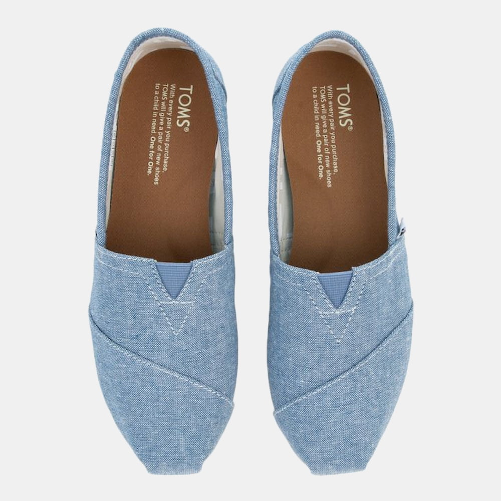 Toms Slip On Slippers 10009752 Chambray Chambray Shot8