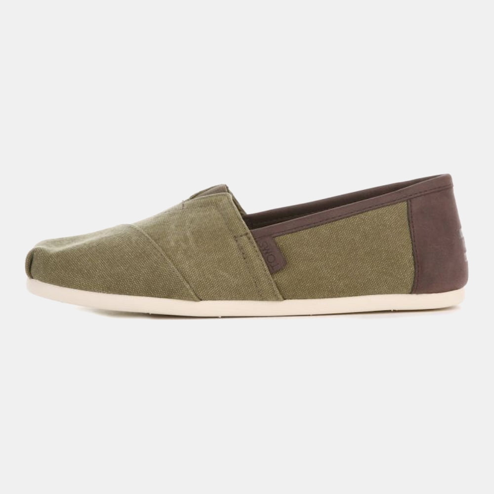Toms Slip On Slippers 10009900 Olive Olive Shot2