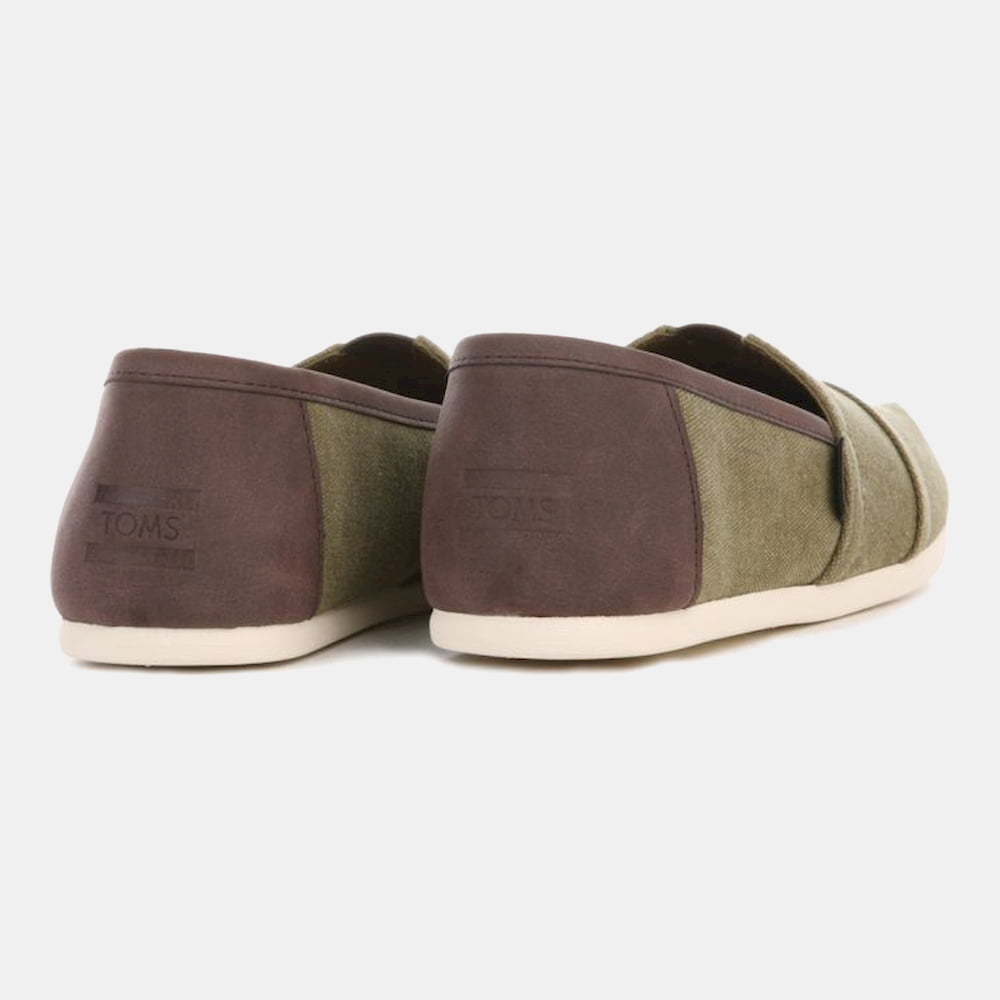 Toms Slip On Slippers 10009900 Olive Olive Shot6
