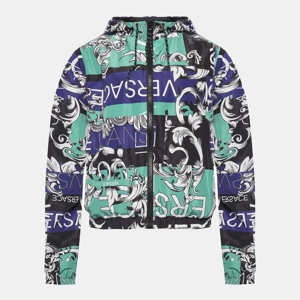 Versace Blusão Jackets C0hta901 Black Preto Shot2