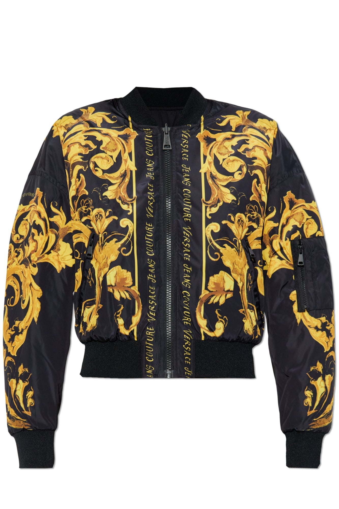 Versace Blusao Jackets 79hasdp9 Blk Gold Preto Ouro_shot1