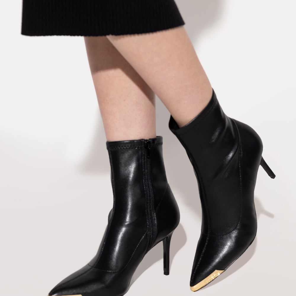 Versace Botas Boots 73va3s51 Blk Gold Preto Ouro Shot3