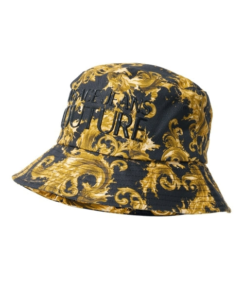 Versace Bucket Hat 80gazk06 Blk Gold Preto Ouro_shot1