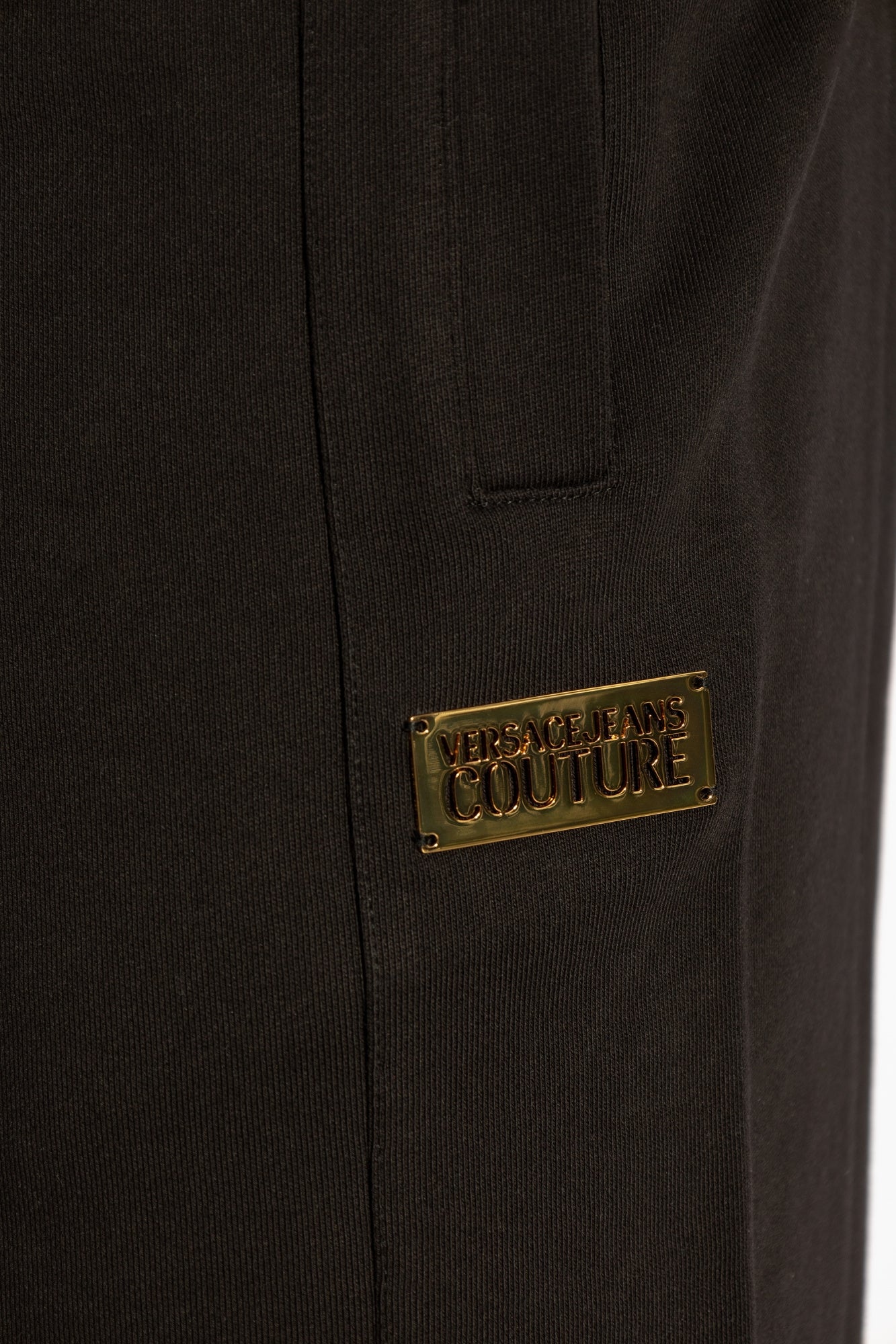 Calção Training Versace Preto E Ouro