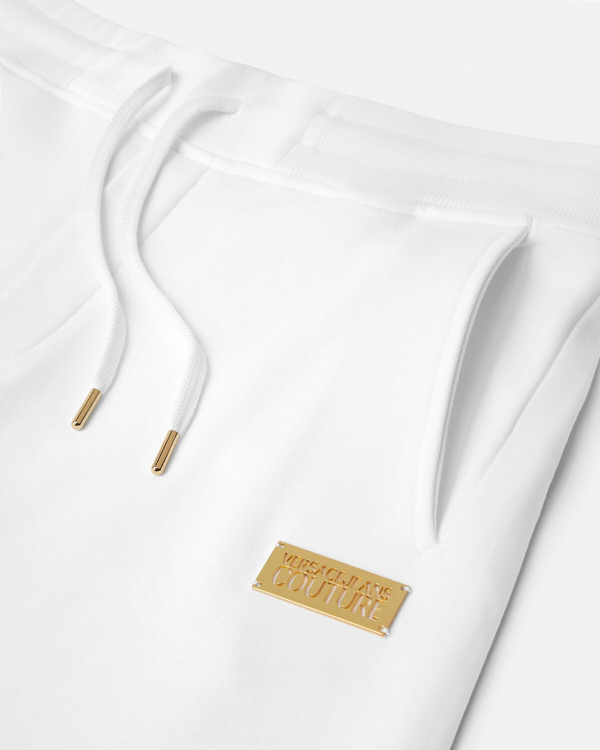 Versace Calcao Shorts 78gadt08 Whi Gold Branco Dourado_shot2