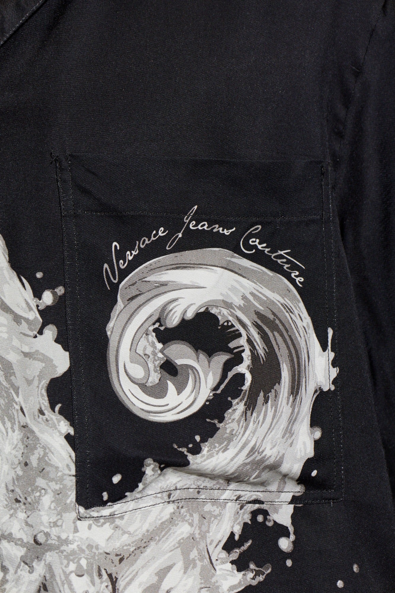 Versace Camisa Shirt 80gal2bb Black Preto_shot5