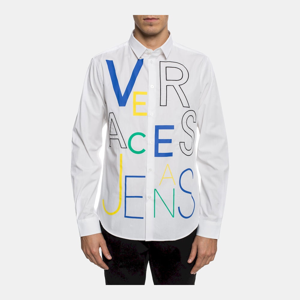 Versace Camisa Shirt B1gsb6r4 White Mult Branco Multi Shot4