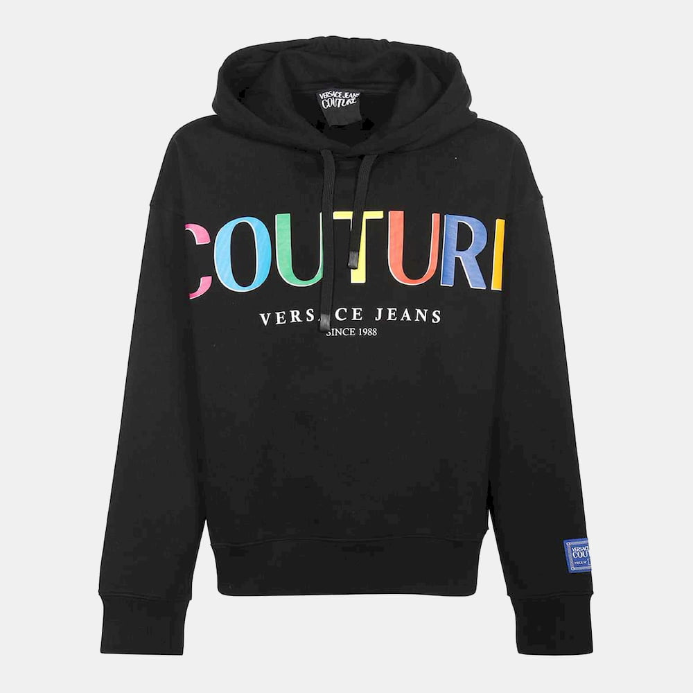 Versace Camisola Sweat 71gaip04 Blk Multi Preto Multicolor Shot2